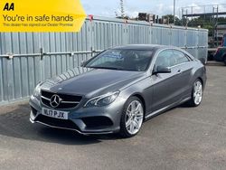 Grey Used 2017 Mercedes E350 AMG line Coupe | £14,995 (Fair price)