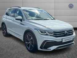 White Used 2022 VW Tiguan R-line SUV | £27,990 (Fair price)