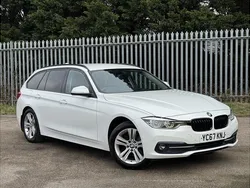 Alpine white Used 2017 BMW 316 Sport Line Estate | £12,299
