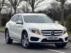White Used 2015 Mercedes GLA220 AMG line SUV | £8,279 (Fair price)