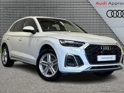 White Used 2021 Audi Q5 S-Line SUV | £27,233 (Fair price)