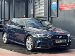 Blue Used 2017 Audi A3 S-Line Hatchback | £10,889 (Good price)