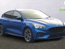 Blue Used 2019 Ford Focus ST-Line X Hatchback | £11,899 (Fair price)