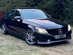 Black Used 2016 Mercedes C300 AMG Line Premium Plus Sedan | £12,950 (Expensive)