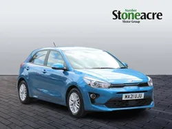 Blue Used 2021 Kia Rio 2 Hatchback | £10,995 (Fair price)