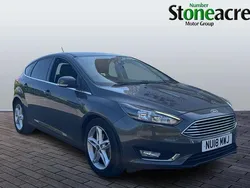 Grey Used 2018 Ford Focus Titanium Hatchback | £10,395 (Good price)