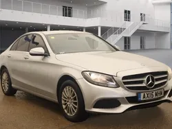 Silver Used 2015 Mercedes C220 Executive Sedan | £7,495 (Fair price)