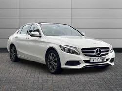White Used 2016 Mercedes C200 Premium Sedan | £13,700 (Fair price)