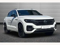 White Used 2022 VW Touareg Black Edition SUV | £36,595 (Fair price)