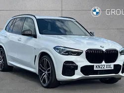 White Used 2022 BMW X5 M Sport SUV | £53,993 (Fair price)
