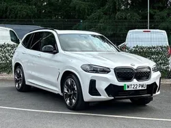 White Used 2022 BMW iX3 M Sport SUV | £33,650 (Fair price)