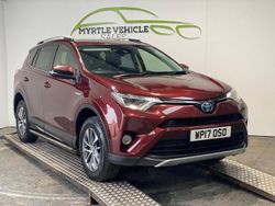 Red Used 2017 Toyota RAV4 Hybrid Business Edition SUV | £9,195 (A bit pricey)