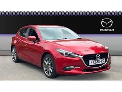 Red Used 2017 Mazda 3 Inclusive Hatchback | £11,545 (A bit pricey)