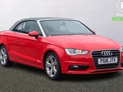 Red Used 2016 Audi A3 Cabriolet Comfort Cabriolet | £11,599 (Good price)
