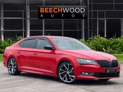 Red Used 2017 Skoda Superb SportLine Hatchback | £16,000 (Fair price)