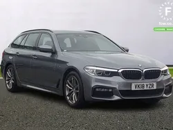 Blue Used 2018 BMW 520 M Sport Estate | £19,499 (Fair price)