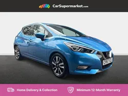 Blue Used 2017 Nissan Micra N-Connecta Hatchback | £8,397 (Fair price)