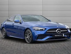 Spectral blue Used 2024 Mercedes C300 AMG Line Premium Plus Sedan | £39,500
