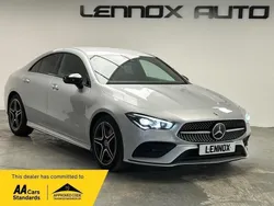 Silver Used 2023 Mercedes CLA200 AMG Line Premium Coupe | £23,490 (Good price)