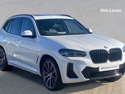 White Used 2022 BMW X3 M Sport SUV | £38,555 (Fair price)