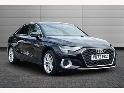 Brilliant black Used 2022 Audi A3 Comfort Sedan | £22,595 (Fair price)