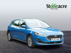 Blue Used 2023 Ford Focus Titanium Hatchback | £15,495 (Fair price)