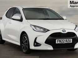 White Used 2022 Toyota Yaris Hybrid Design Hatchback | £16,730 (Fair price)