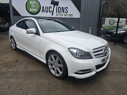 White Used 2012 Mercedes C250 AMG Coupe | £2,750 (Super price)