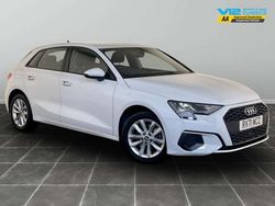 White Used 2021 Audi A3 Sportback Advanced Hatchback | £12,195 (Fair price)