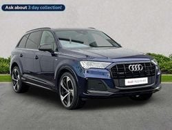 Blue Used 2022 Audi Q7 Black Edition SUV | £46,065 (Fair price)