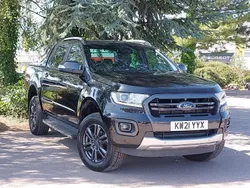 Black Used 2021 Ford Ranger Wildtrack Pickup | £18,998 (Good price)
