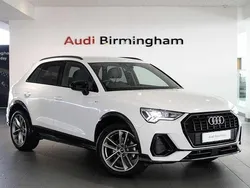 Glacier white metallic Used 2022 Audi Q3 Black Edition SUV | £26,950 (Fair price)