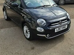 Black Used 2017 Fiat 500 Lounge Hatchback | £5,395 (Fair price)