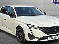 White Used 2022 Peugeot 308 Allure Premium Hatchback | £17,685 (Fair price)