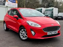 Red Used 2018 Ford Fiesta Zetec Hatchback | £7,295 (Good price)