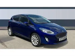 Blue Used 2017 Ford Fiesta Titanium Hatchback | £9,872 (Fair price)