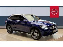Blue Used 2019 Mercedes GLC250 AMG Line Premium Plus SUV | £21,821 (Fair price)