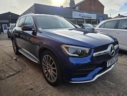 Blue Used 2019 Mercedes GLC220 AMG Line Premium Estate | £27,795 (Fair price)