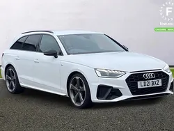 White Used 2021 Audi A4 Black Edition Estate | £24,099 (A bit pricey)