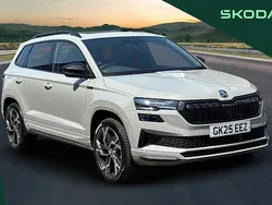 Meteor grey Used 2025 Skoda Karoq SportLine SUV | £32,990 (A bit pricey)