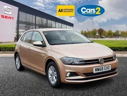 Beige Used 2018 VW Polo SE Hatchback | £11,994 (Fair price)