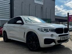White Used 2016 BMW X6 M Sport SUV | £19,600 (Good price)