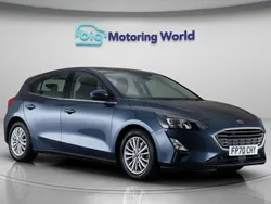 Blue Used 2020 Ford Focus Titanium Hatchback | £12,100 (Fair price)