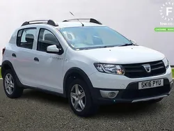 White Used 2015 Dacia Sandero Ambiance Hatchback | £6,699 (A bit pricey)