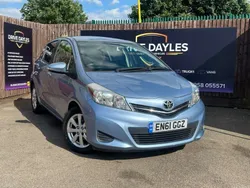 Blue Used 2012 Toyota Yaris Hatchback | £3,999 (Fair price)
