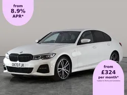 White Used 2020 BMW 330e M Sport Sedan | £21,698 (Fair price)