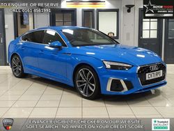 Blue Used 2021 Audi A5 Sportback S-Line Hatchback | £25,940 (A bit pricey)