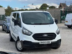 White Used 2018 Ford Transit Custom Van | £9,495 (A bit pricey)