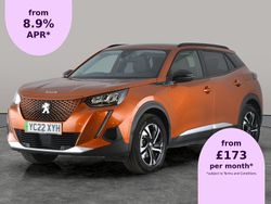 Orange Used 2022 Peugeot e-2008 Allure Premium SUV | £13,151 (Good price)