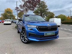 Race blue metallic Used 2022 Skoda Kodiaq SportLine SUV | £29,190 (Fair price)